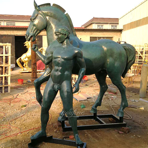 Amazon.com: horse bronze sculpture