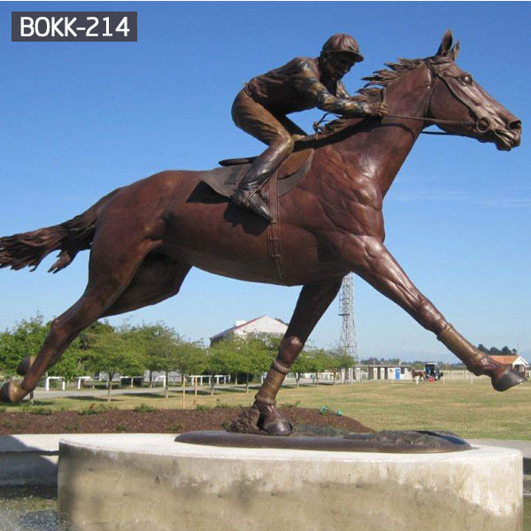 life size rearing horse bronze statue garden decor America
