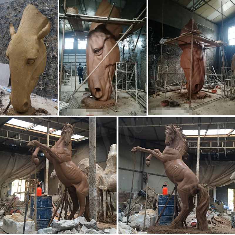 Garden Bronze Horse Sculpture from Factory Supply