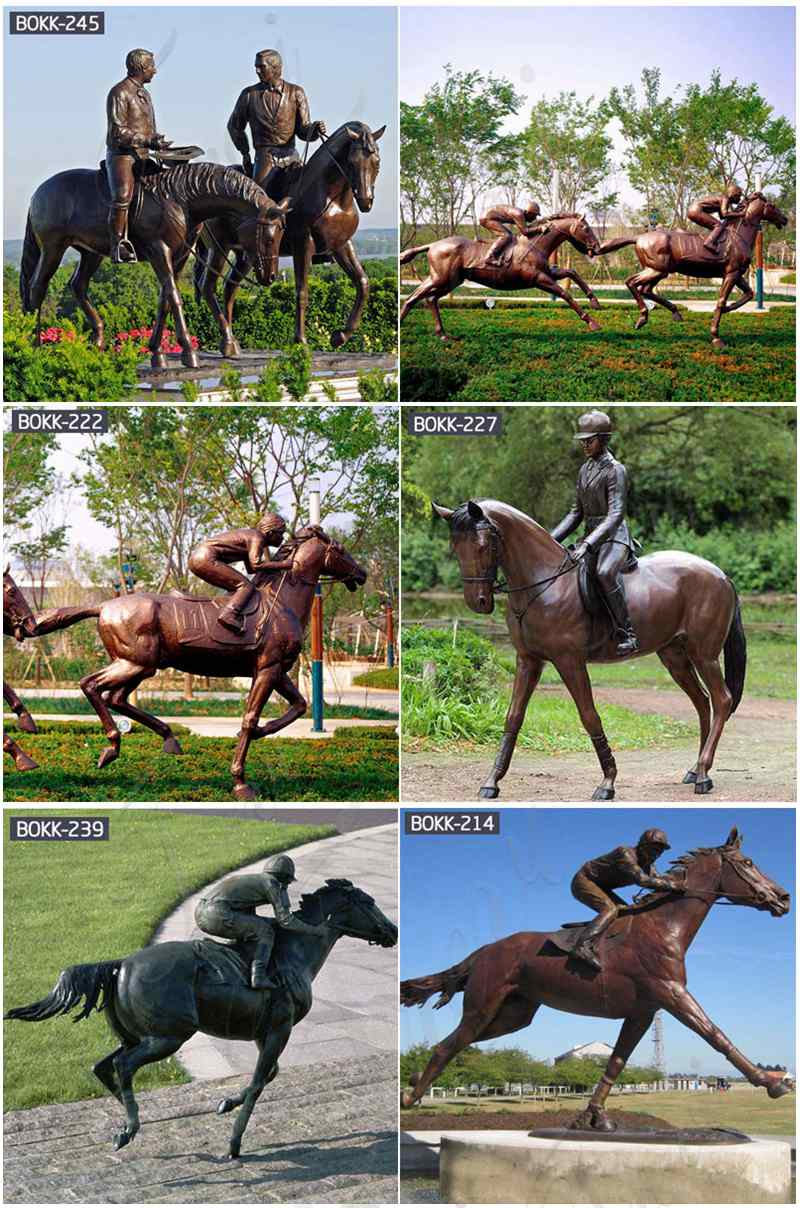 Outdoor bronze horse statue for sale
