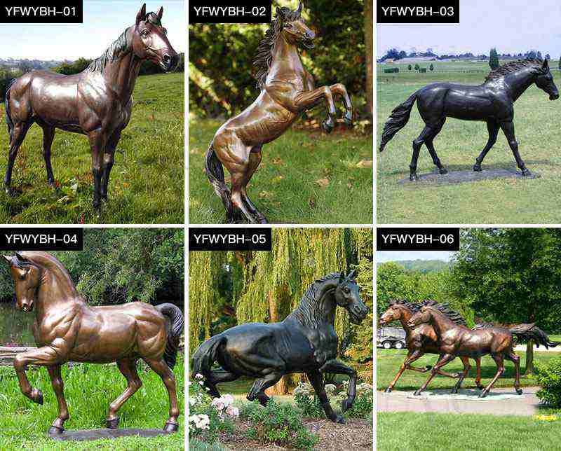 Bronze Standing Horse Statue