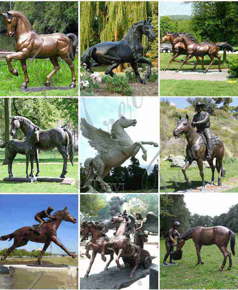 Bronze horse statue for sale