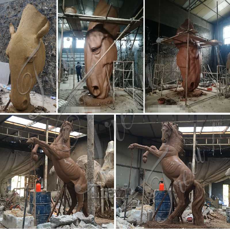 antique bronze horse statues for sale