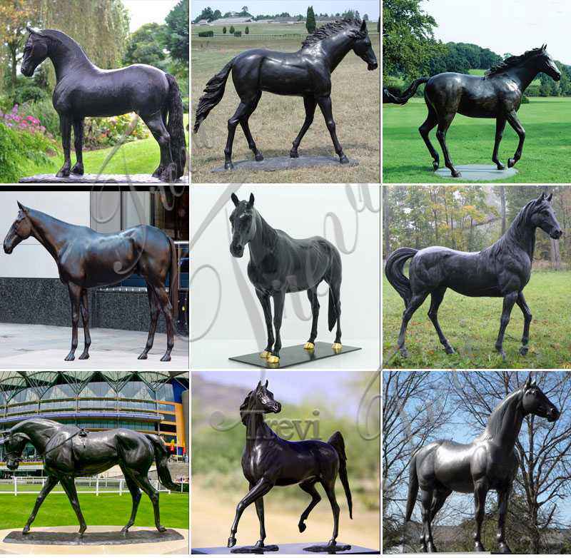 black-horse-statue for sale
