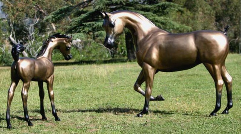 bronze horse statue life-size