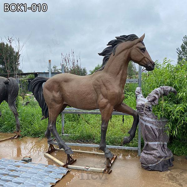 Outdoor Decoration Large Bronze Horse Statue for Sale BOK1-010