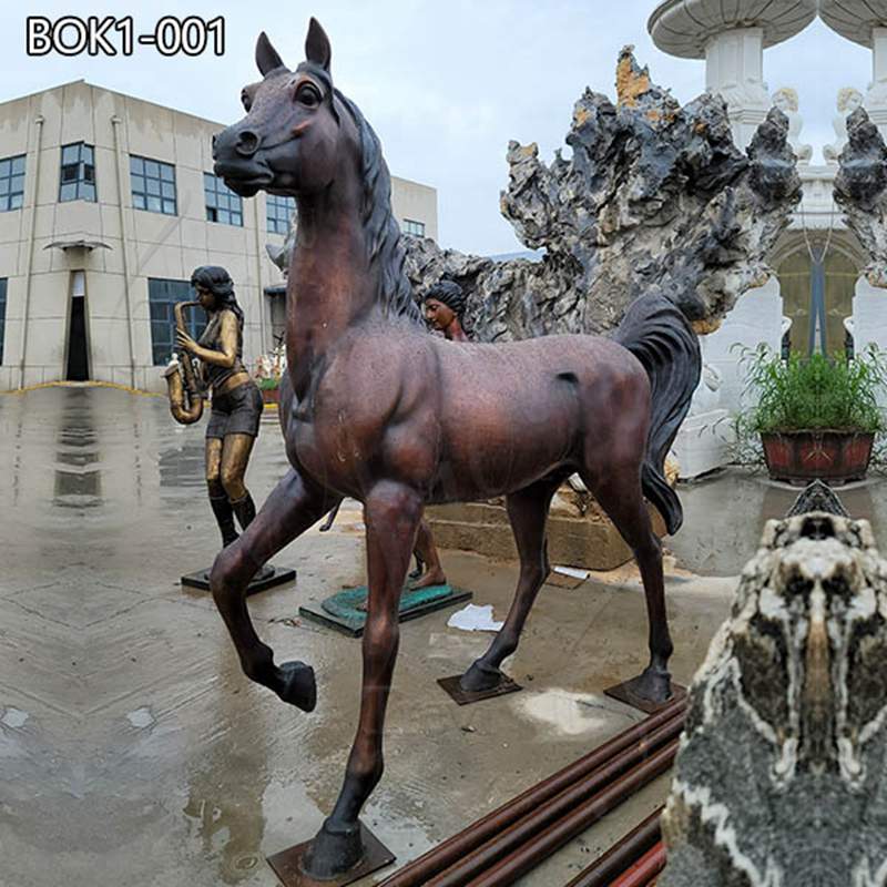 Arabian horse bronze sculpture for sale