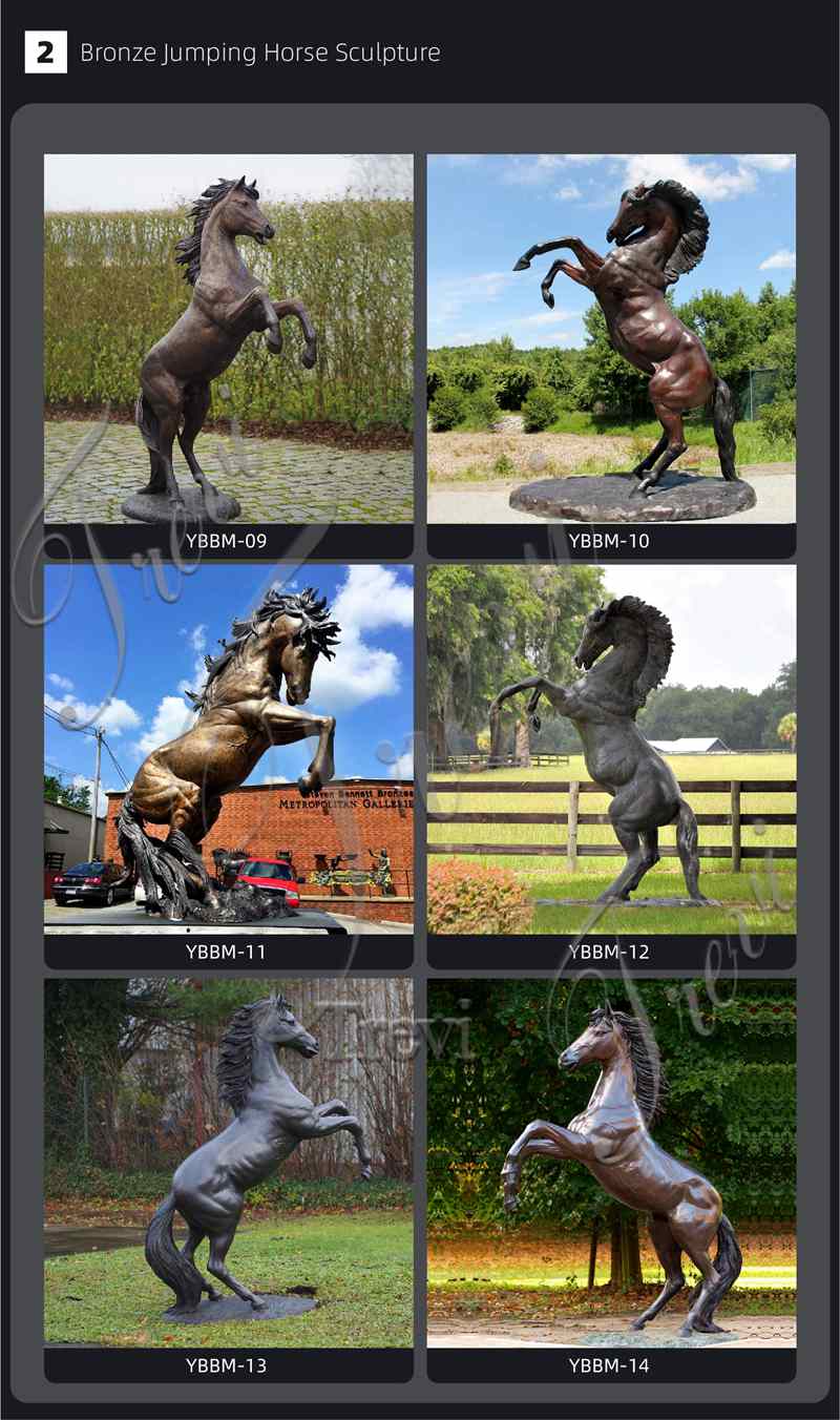 more bronze horse statues for sale-Trevi Statue