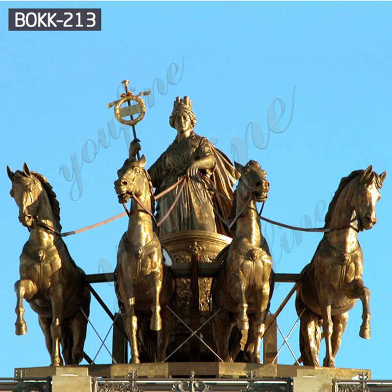 Classic Large God Apollo Chariot Bronze Statue for Sale BOKK-213