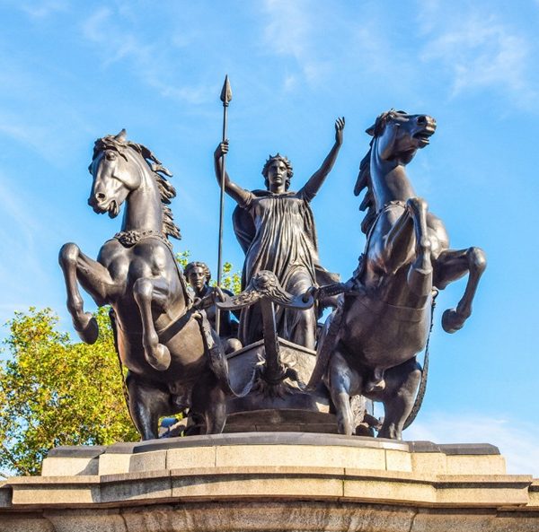 Famous Bronze Queen Boadicea and Her Daughters Statue for Sale BOKK-215