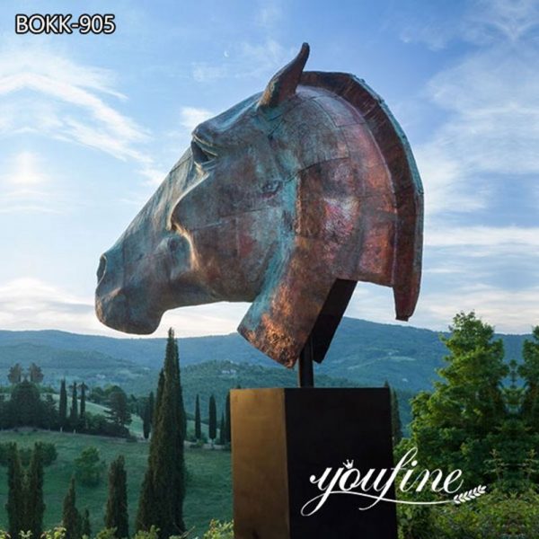 Outdoor-Large-Bronze-Horse-Head-Statues-for-Sale