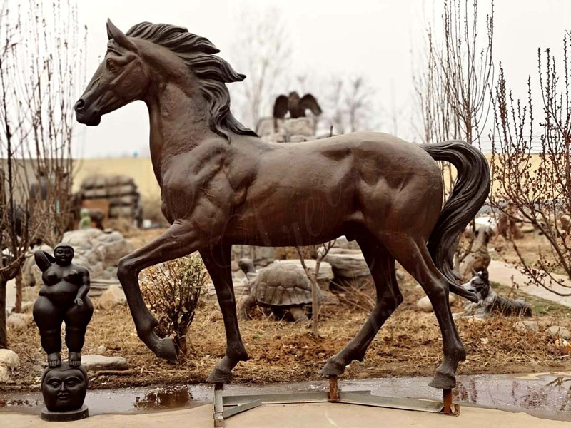 Bronze Horse Statue Details