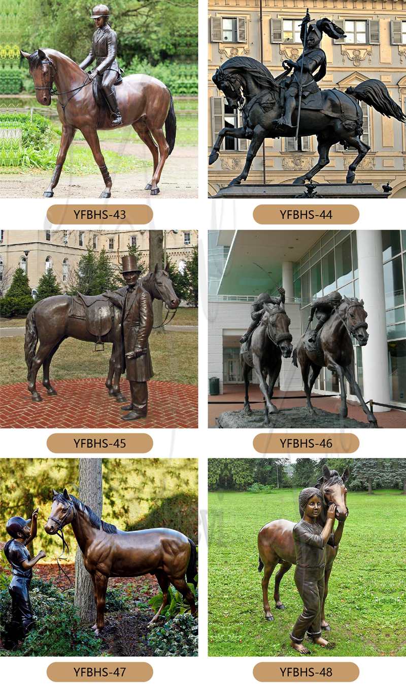 More Bronze Horse Sculptures