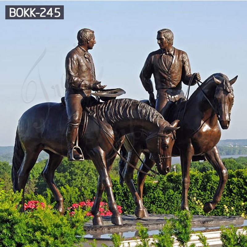 Outdoor Life Size Bronze Equestrian Statue for Sale