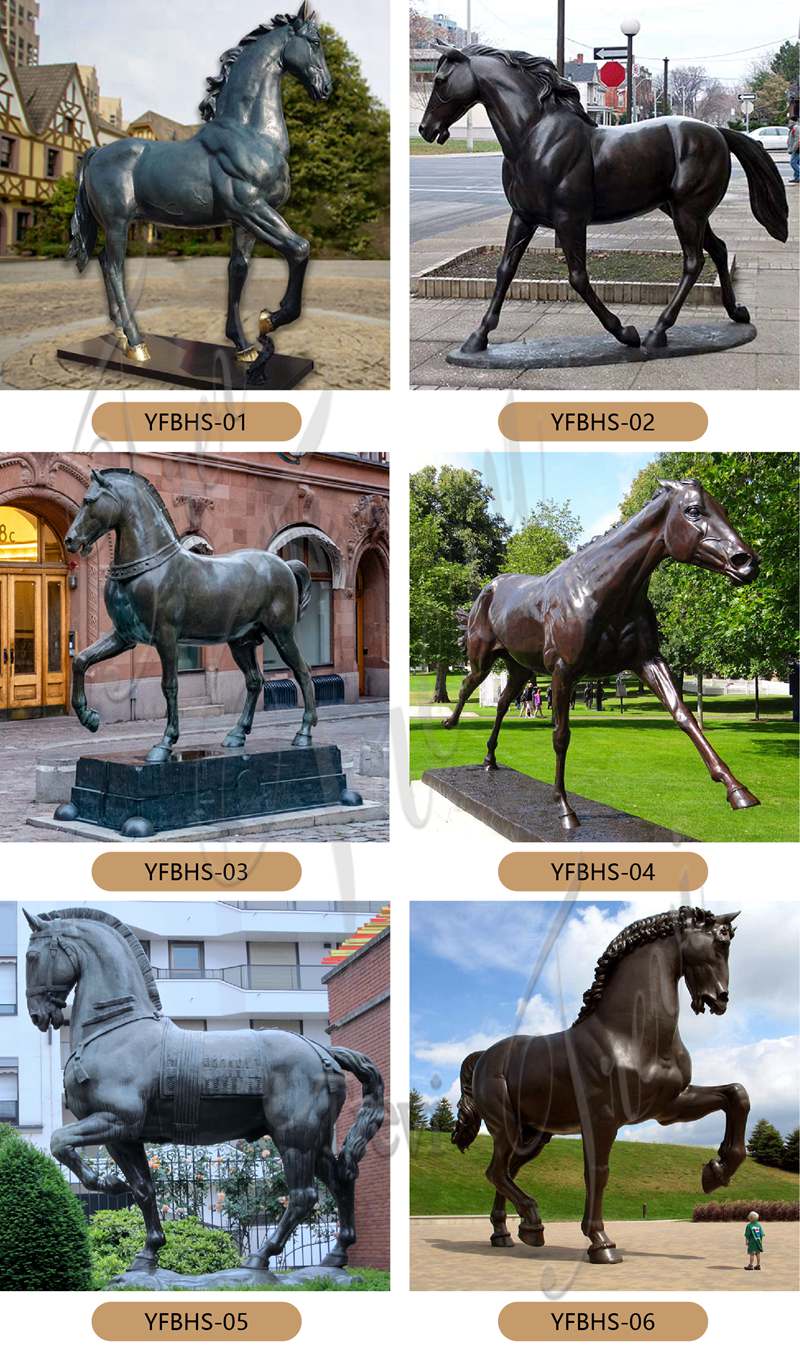 More Bronze Horse Sculptures